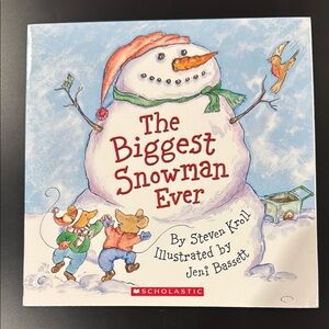The Biggest Snowman Ever - Scholastic Softcover Children’s Book